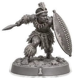 Pion Zoulous en résine